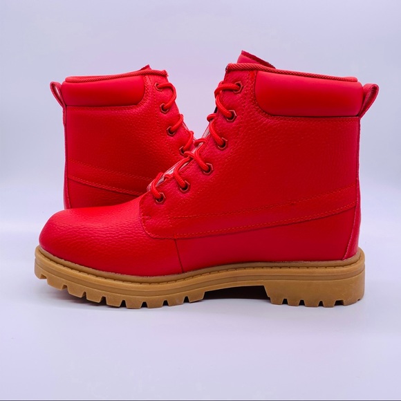 FILA Men's Edgewater 12 PB Red Boots - Picture 8 of 10